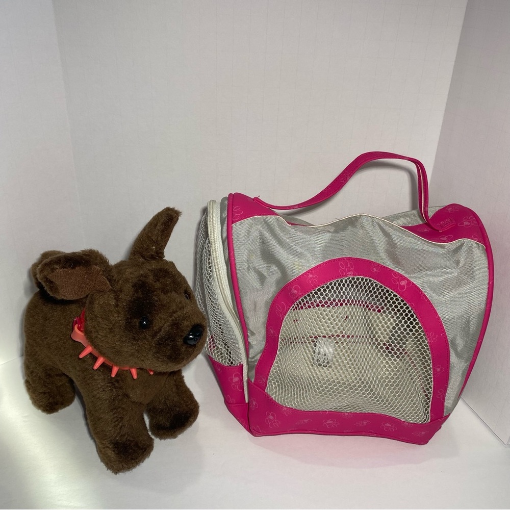 Retired American Girl Doll Pet Brown Dog Chocolate Chip Lab 2014